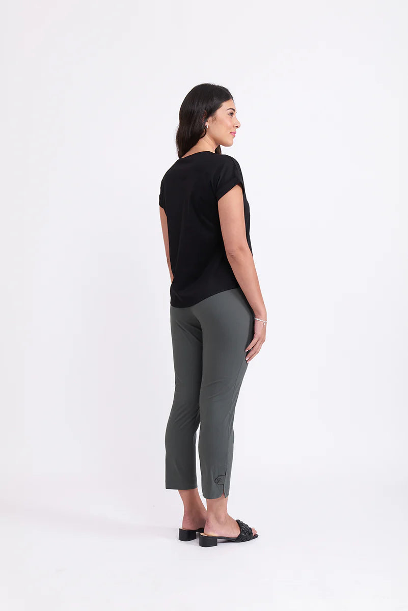 Foil Role Play Top - Black