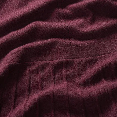 Folk Song Dress in Merlot