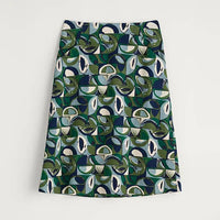 Seasalt Forest View Skirt Regular - Land Forms Cut Grass