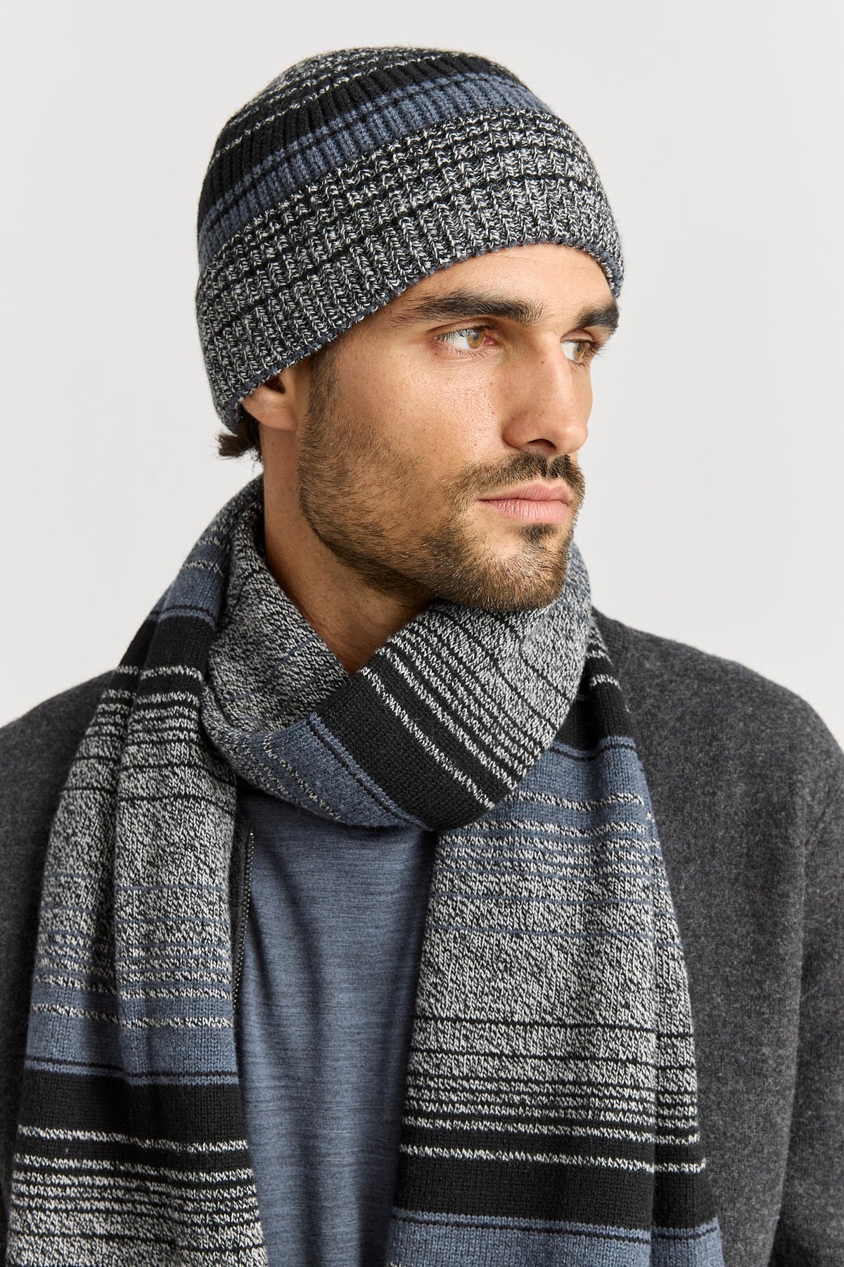 Toorallie Gradient Stripe Beanie
