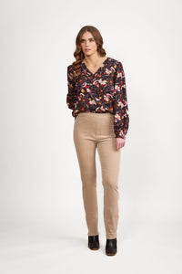 Vassalli 234M Slim Leg, Elastic Waist Cord Pants