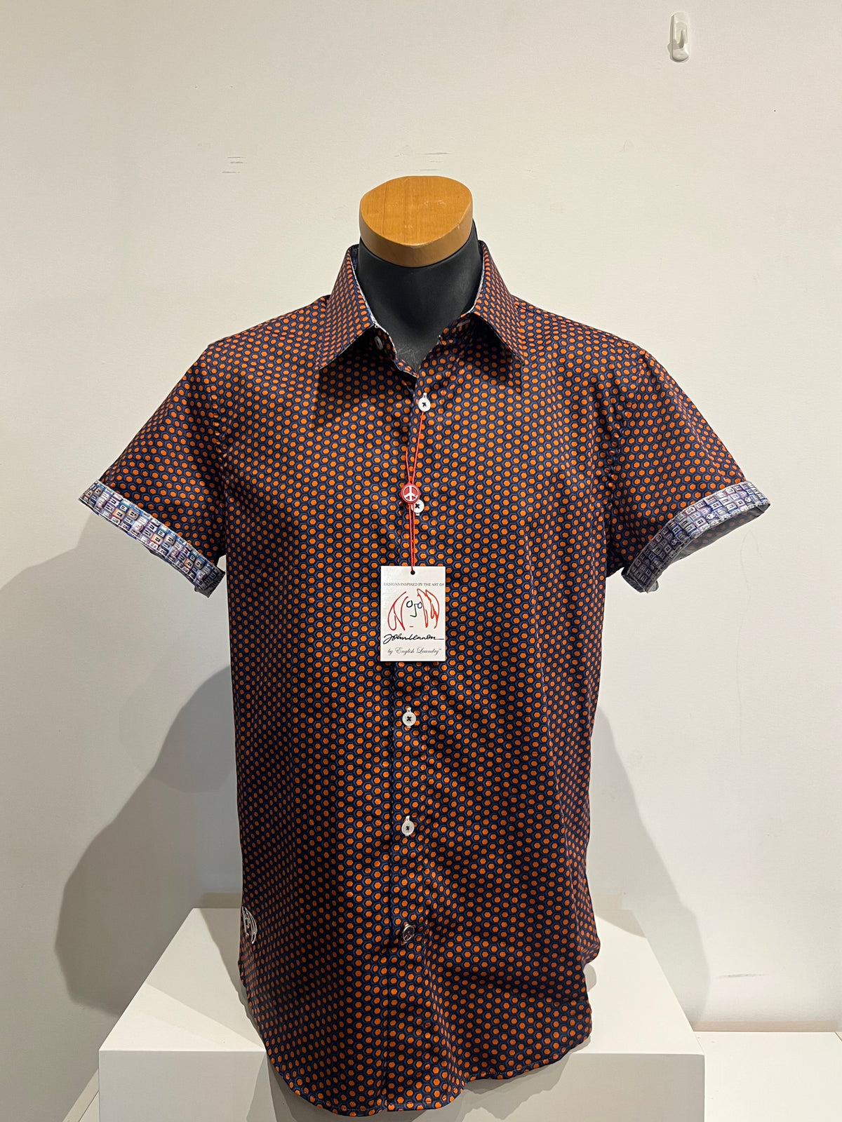 John Lennon Short Sleeve Shirt Redbridge in Ruby