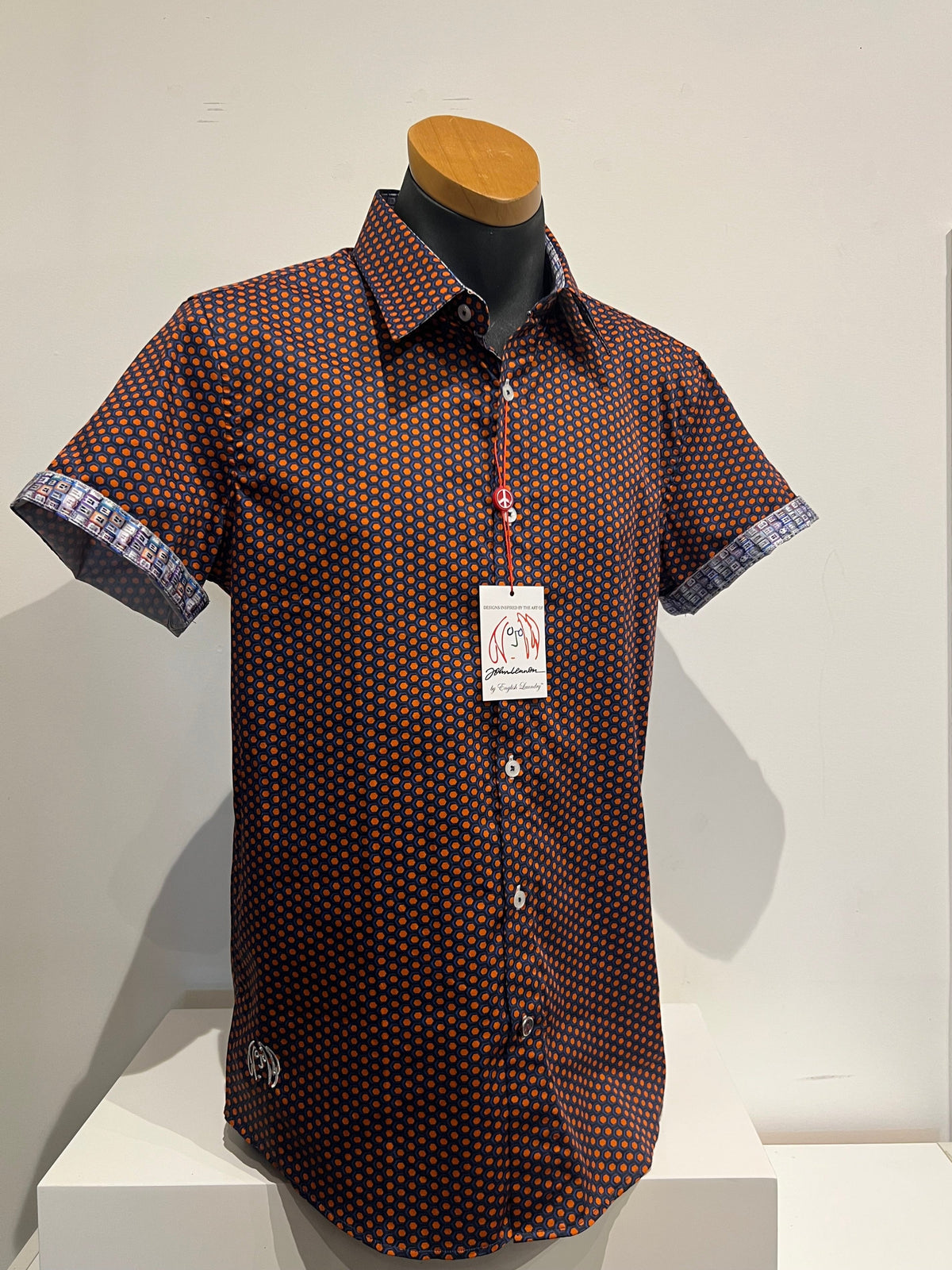 John Lennon Short Sleeve Shirt Redbridge in Ruby