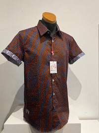 John Lennon Short Sleeve Shirt Redbridge in Ruby