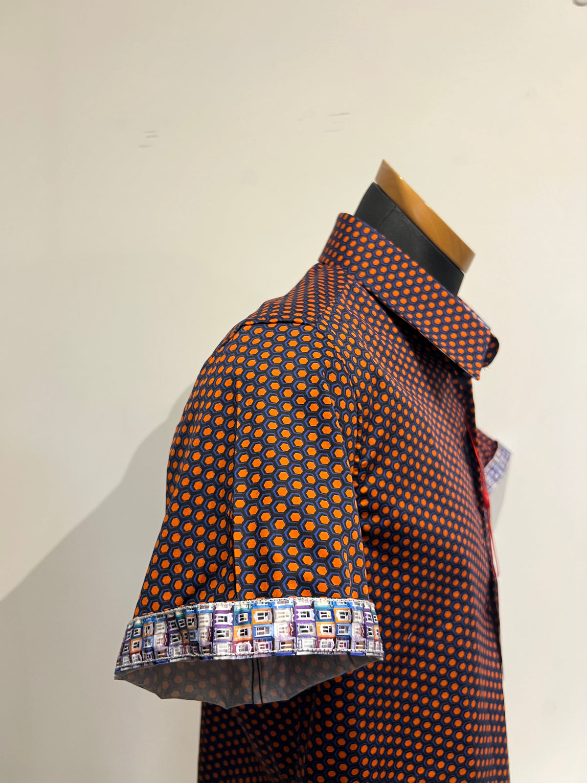 John Lennon Short Sleeve Shirt Redbridge in Ruby