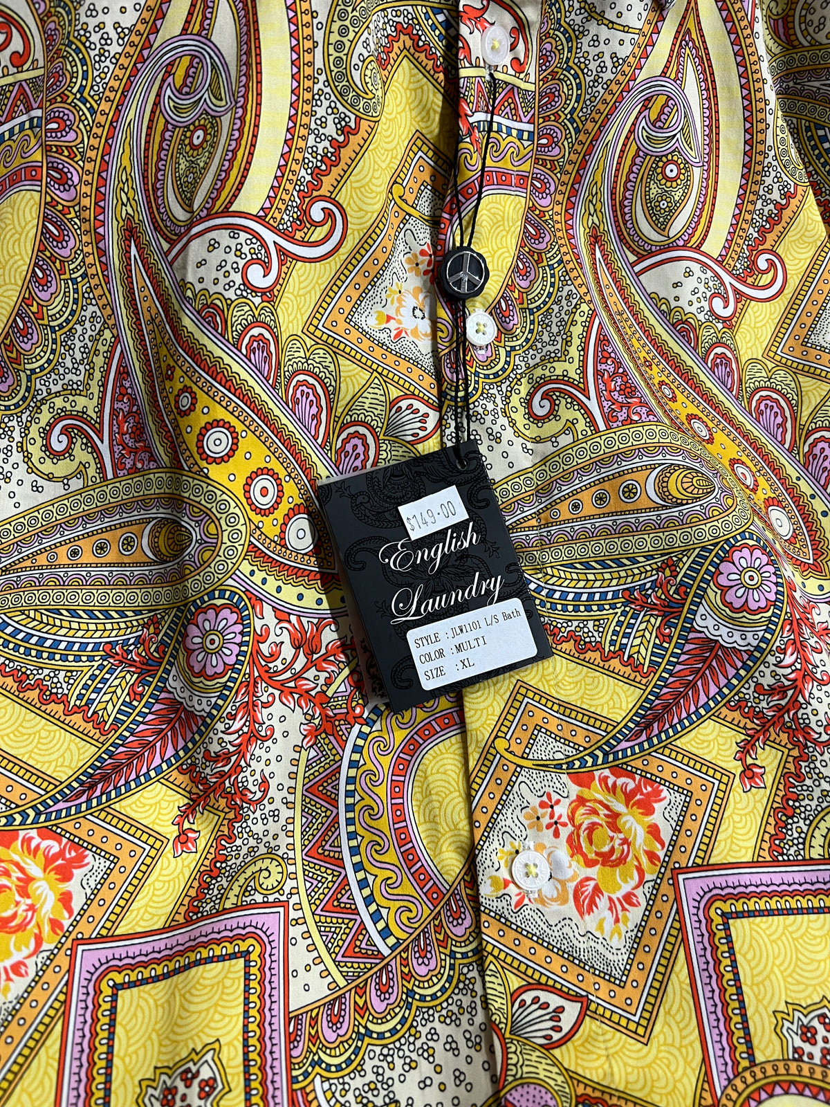 John Lennon Long Sleeve Shirt 'Bath' in Multi