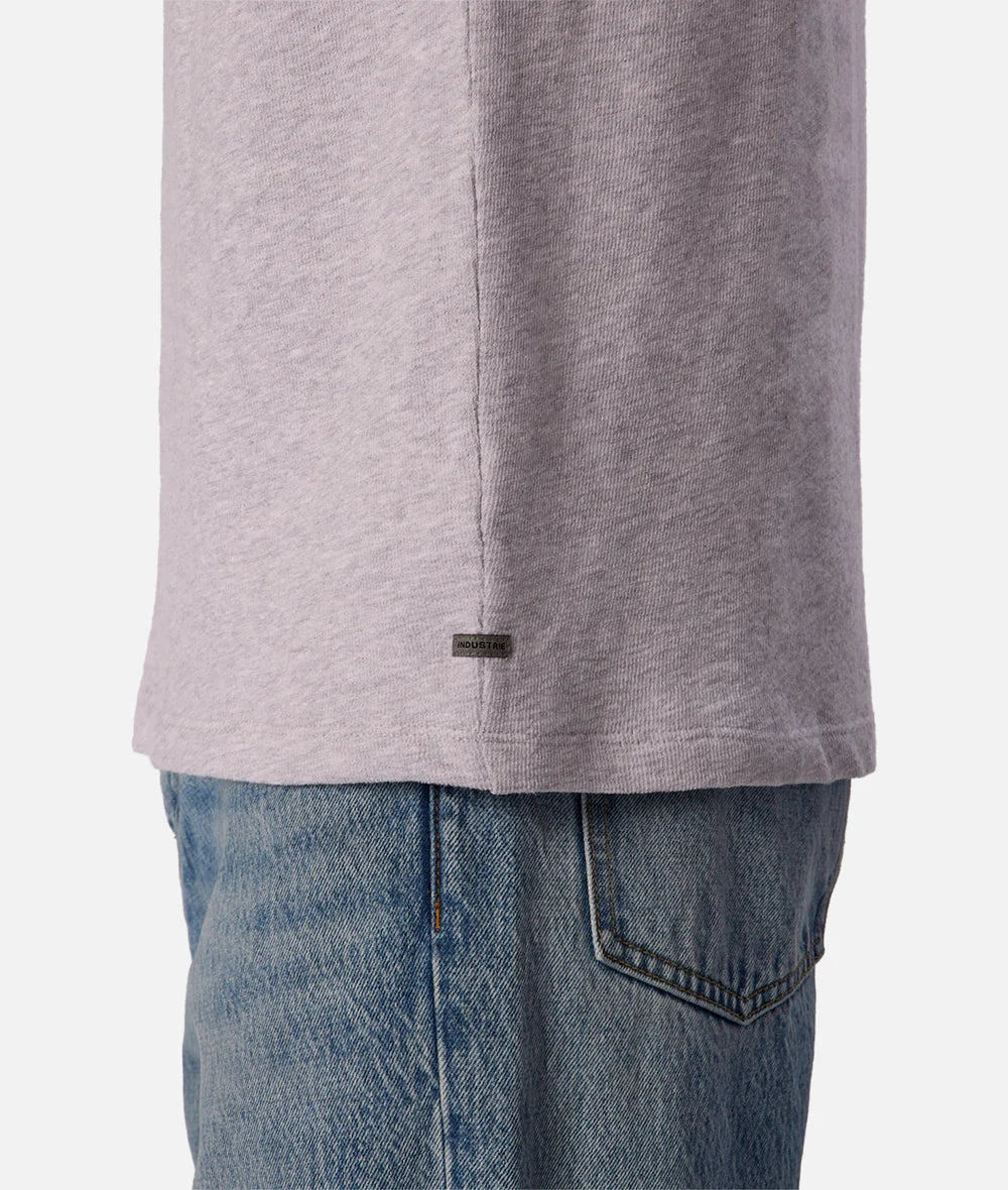 The Henderson Boucle Tee in New Marle Grey