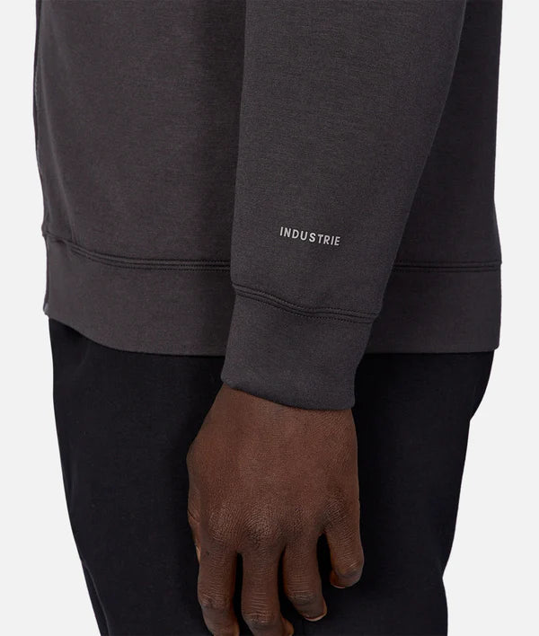 The Zip Thru Track Top - Obsidian