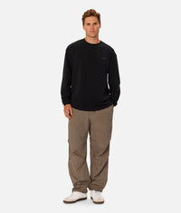 The Newport L/S Tee in Black