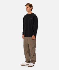 The Newport L/S Tee in Black
