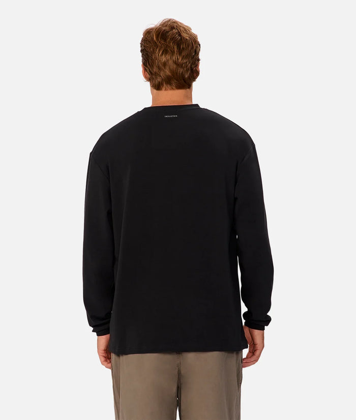 The Newport L/S Tee in Black