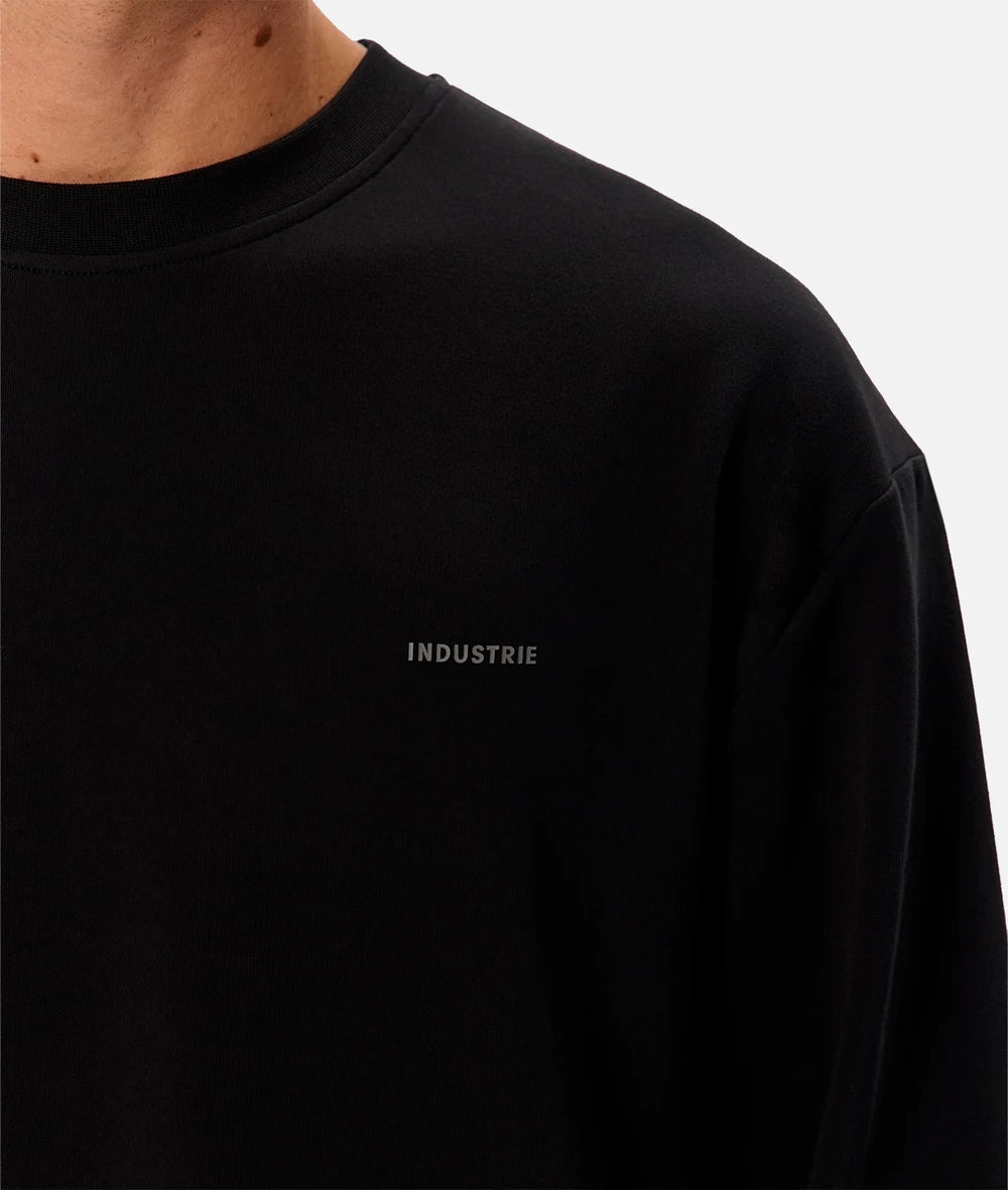 The Newport L/S Tee in Black
