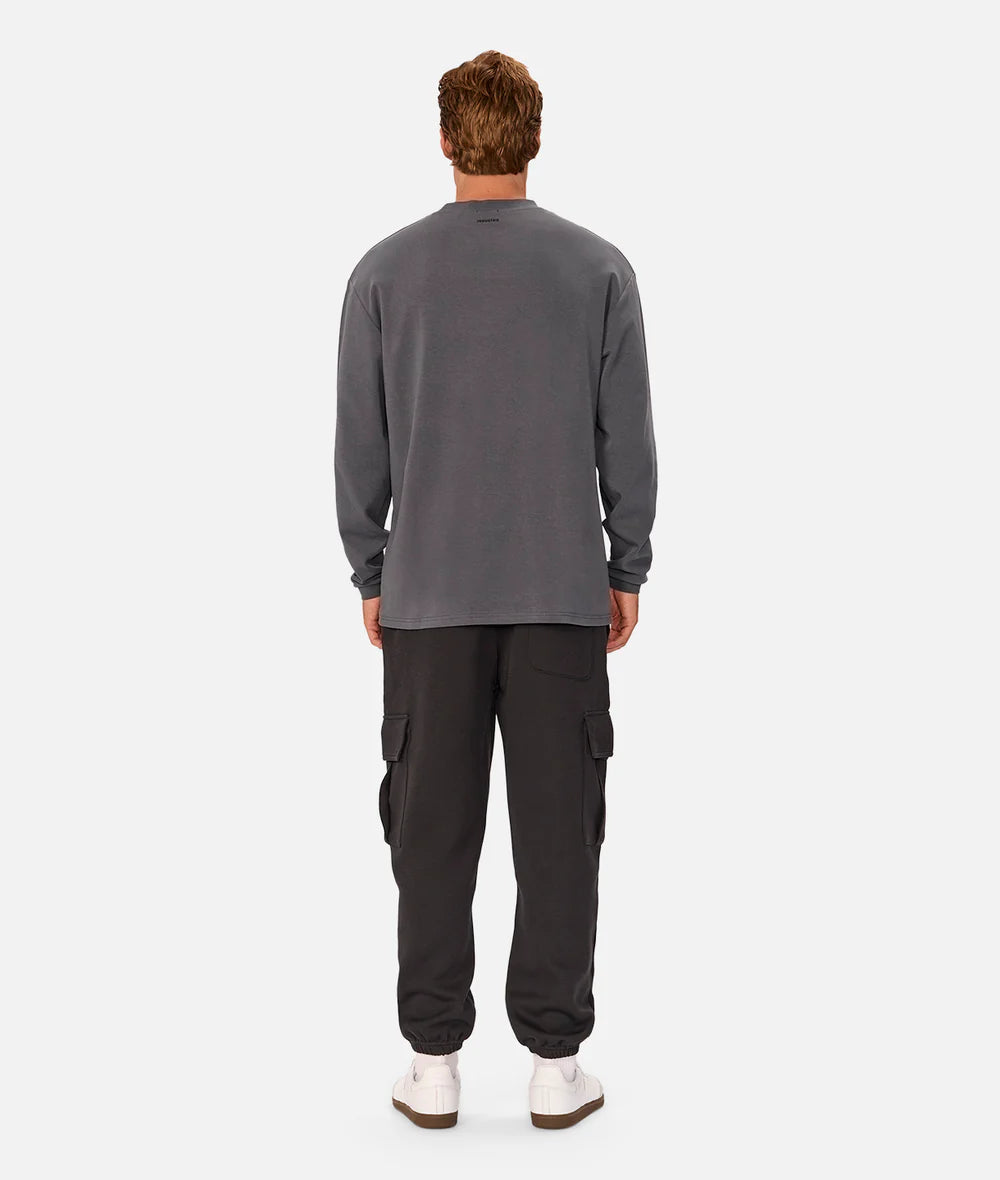 The Newport L/S Tee in Slate