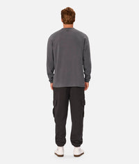 The Newport L/S Tee in Slate