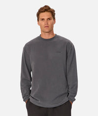 The Newport L/S Tee in Slate