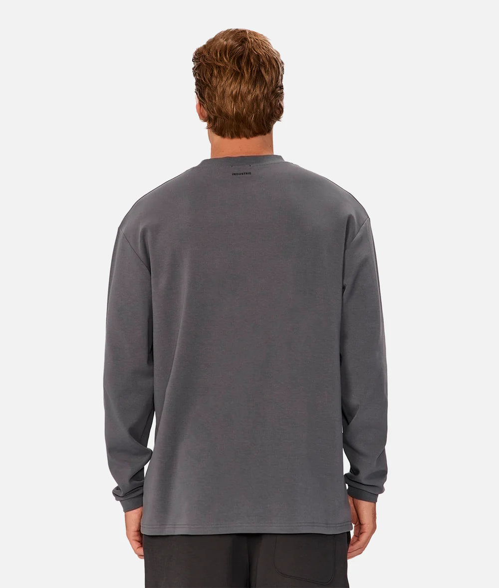 The Newport L/S Tee in Slate
