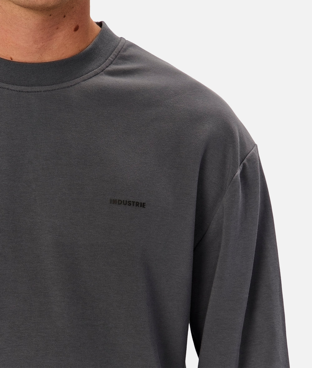 The Newport L/S Tee in Slate