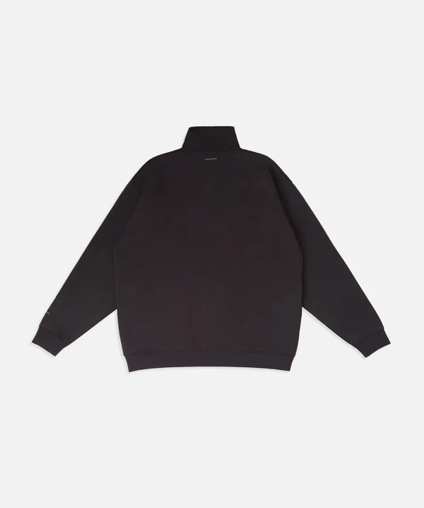 The Zip Thru Track Top - Obsidian