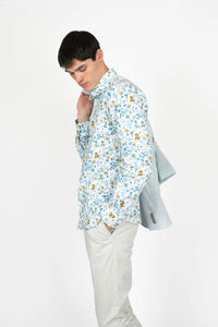 James Harper Long Sleeve Blossoms Shirt