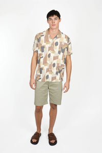James Harper Short Sleeve Cuban Collar - Shapes