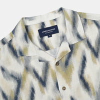 James Harper Short Sleeve IKAT Cuban Collar Shirt