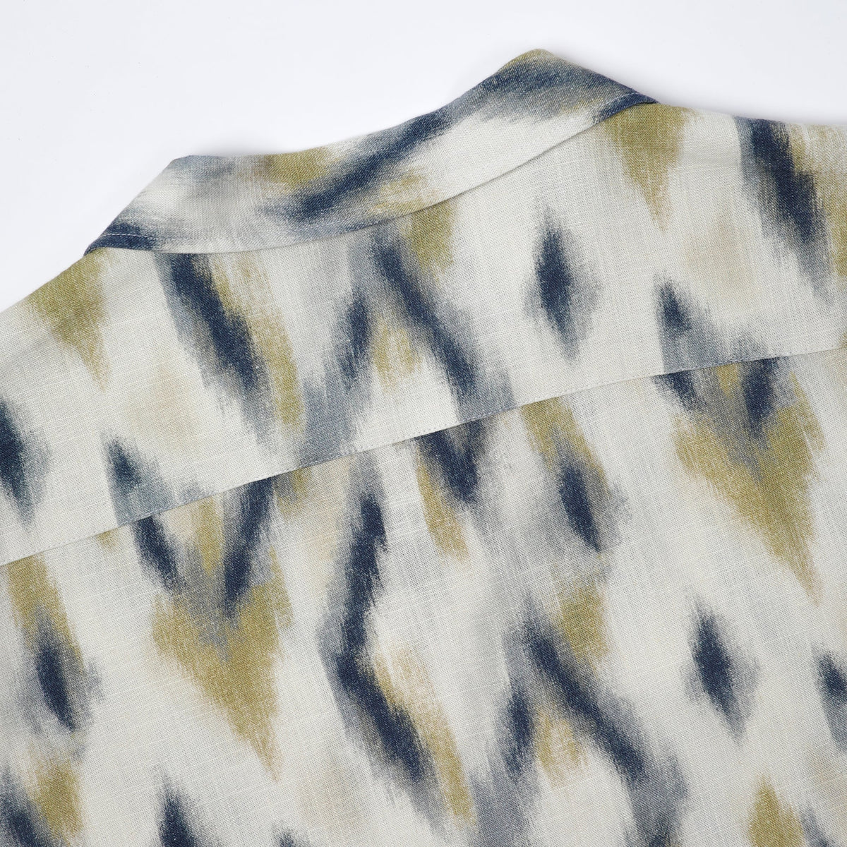 James Harper Short Sleeve IKAT Cuban Collar Shirt