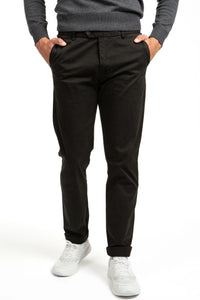 James Harper Stretch Cotton Chino - Black