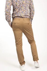 James Harper Stretch Cotton Chino - Tobacco