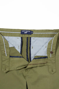 James Harper Stretch Cotton Chino - Kelp