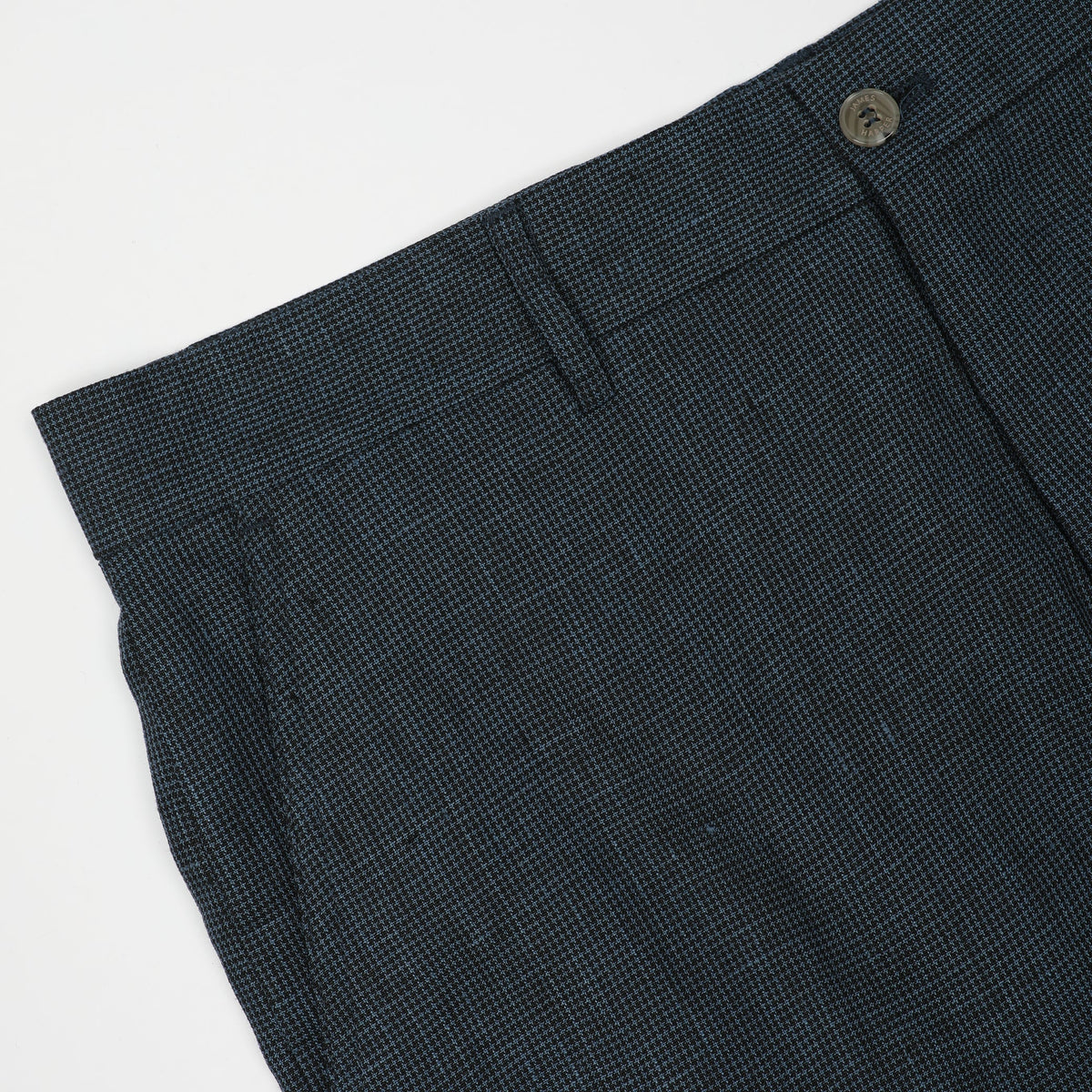 James Harper Navy Houndstooth Pants