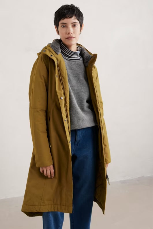 Janelle Waterproof Coat - Oak
