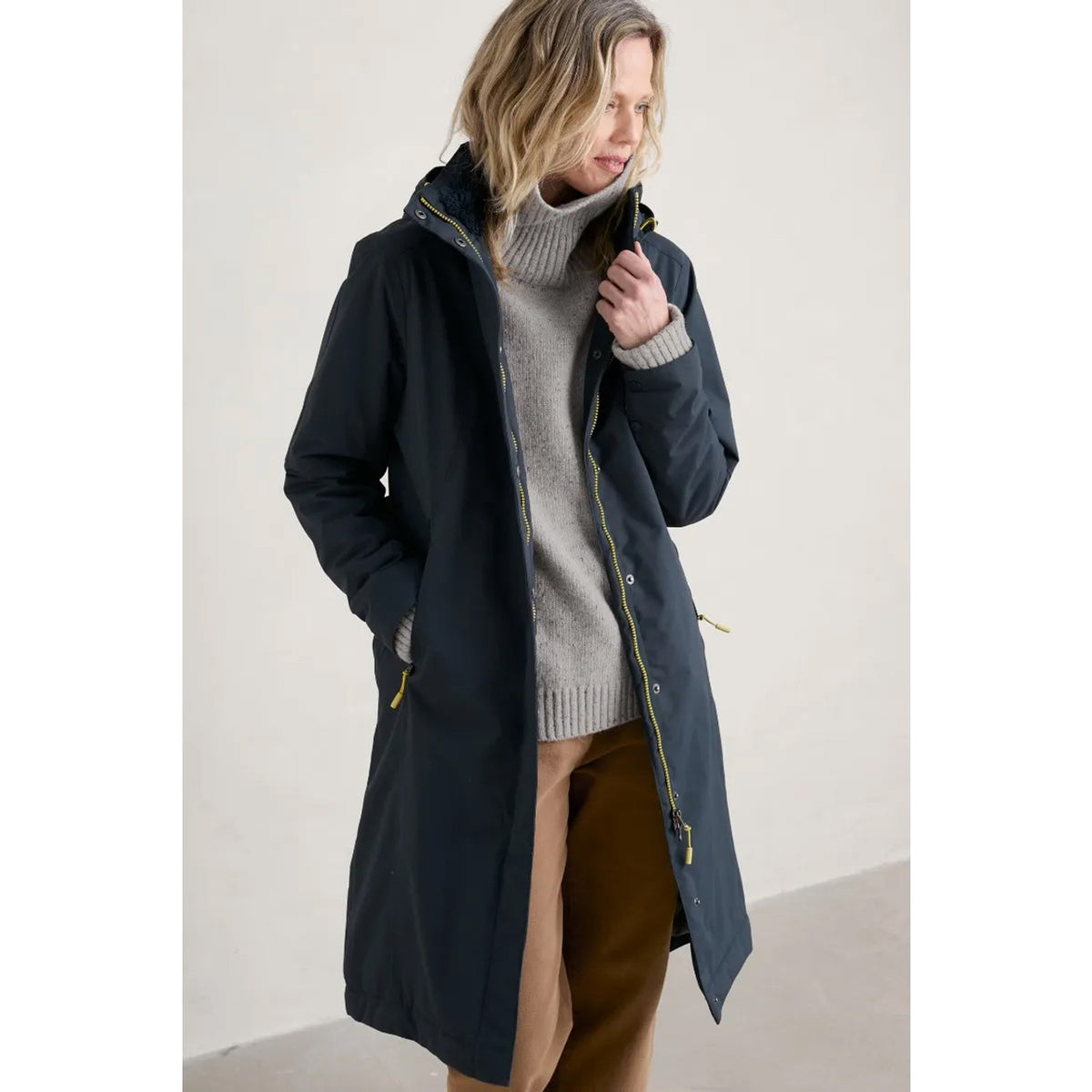 Janelle Waterproof Coat - Squid Ink
