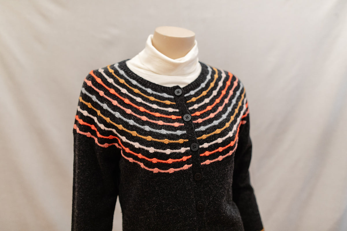 Mansted Cienna Abacus Yoke Lambswool Cardigan