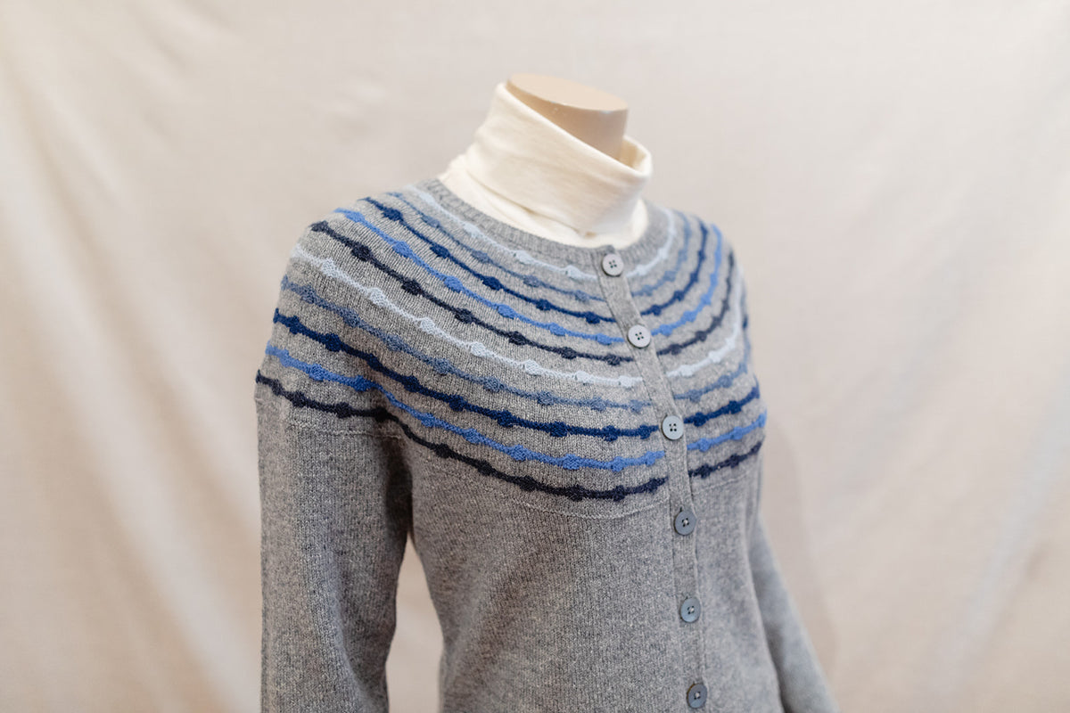 Mansted Cienna Abacus Yoke Lambswool Cardigan