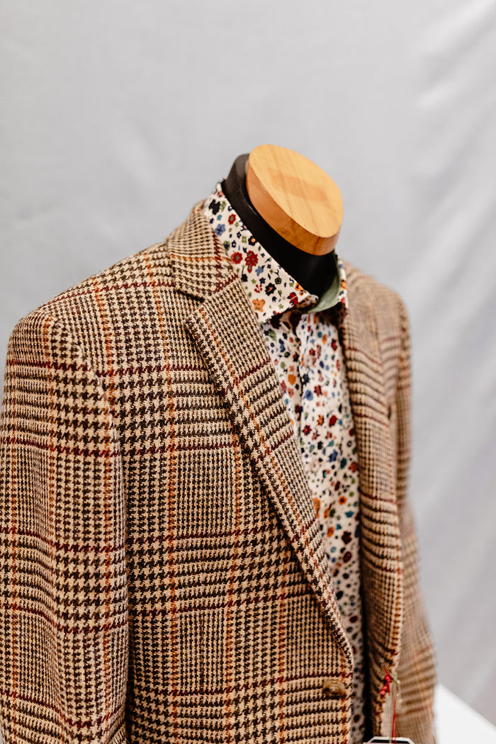 Harris Tweed Jacket Tartan - Earth Tones FCP211