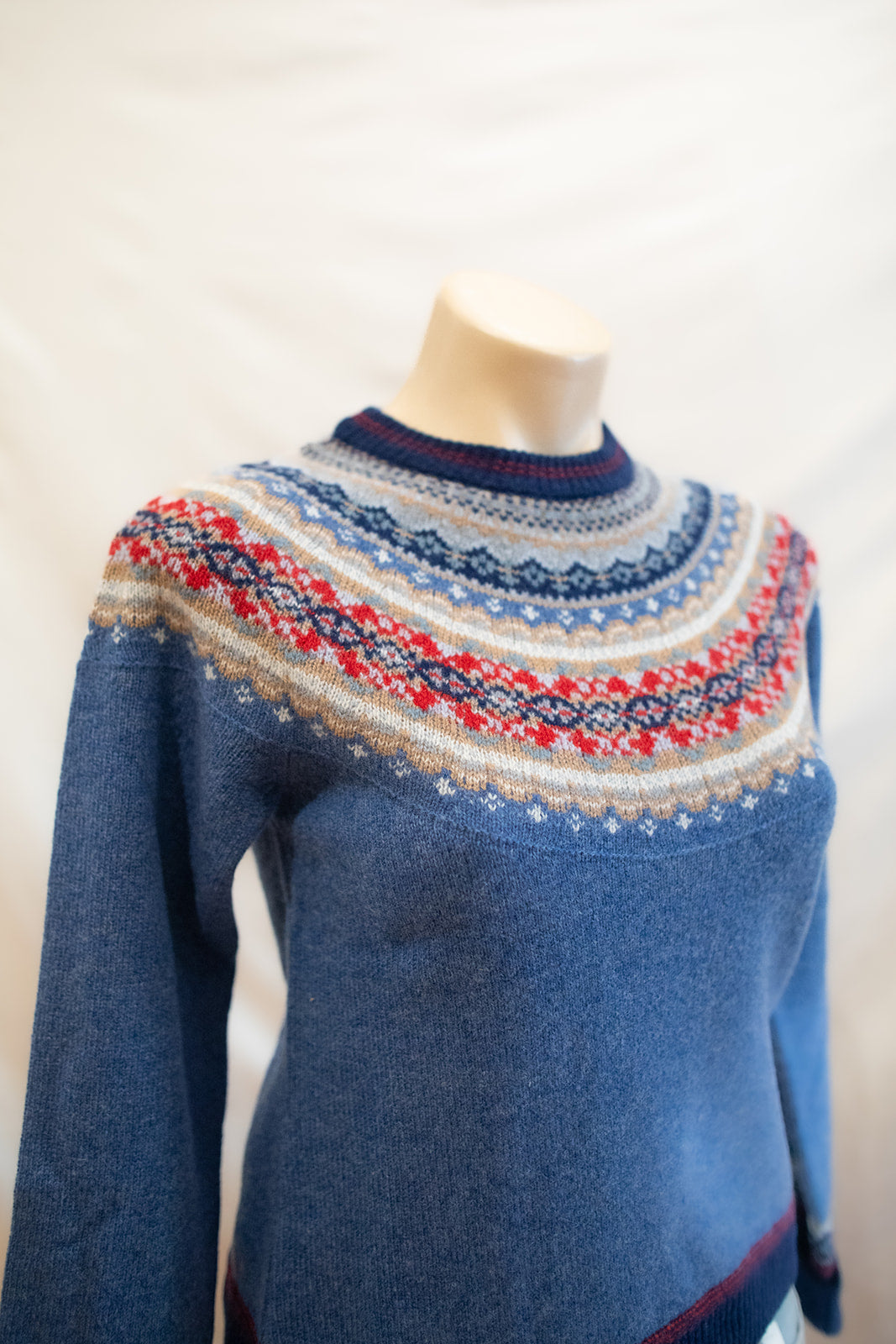 Eribe Alpine Short Sweater in Blue Morning