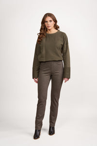 Vassalli 234 Harlow Slim Leg Full Length Printed Ponti