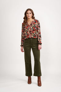 Vassalli 5995AM Wide Leg Ankle Grazer Corduroy Pant