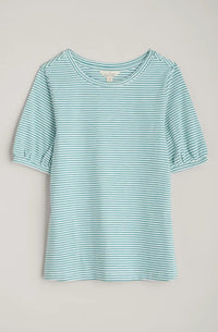 Seasalt Oleander T-Shirt - Profile Chalk Tidepool