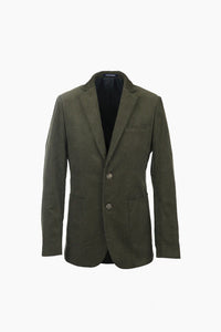 James Harper Olive Corduroy Patch Pocket Blazer