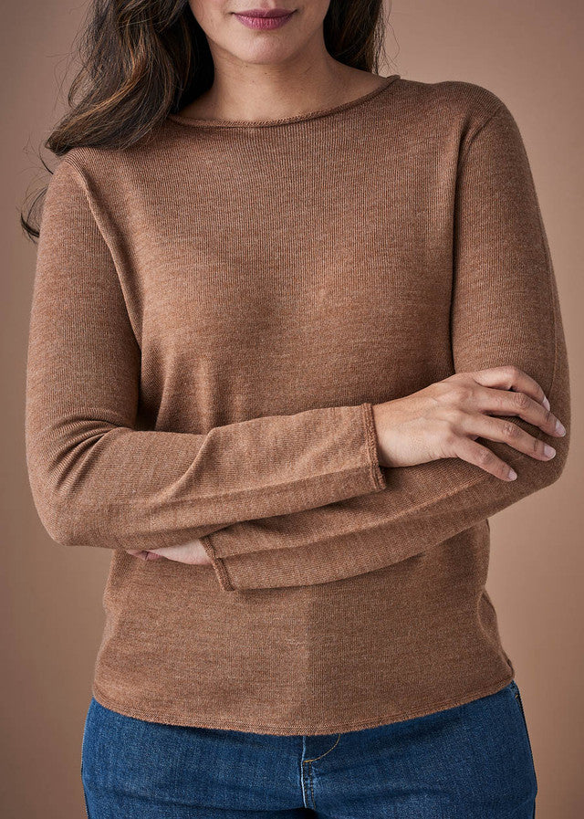 Uimi Phoebe Fine Jersey Top in Merino Wool
