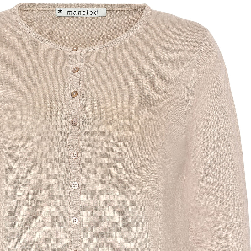 Mansted Pingu Cardigan in Sand