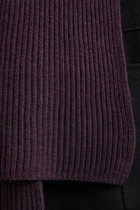 Toorallie Rib Knit Scarf in Lush Green or Sumak