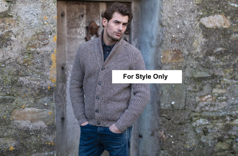 Fisherman's Shawl Collar Cardigan