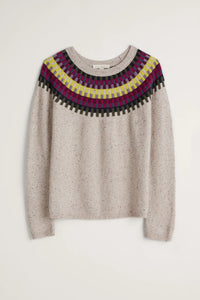 Seasalt Berlewen Jumper Crocquet Aran Multi
