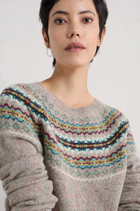 Seasalt Seas Edge Jumper in Harlyn Pink Grass