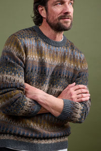Seasalt Mens Sparrowhawk Jumper in Tumuli Multi