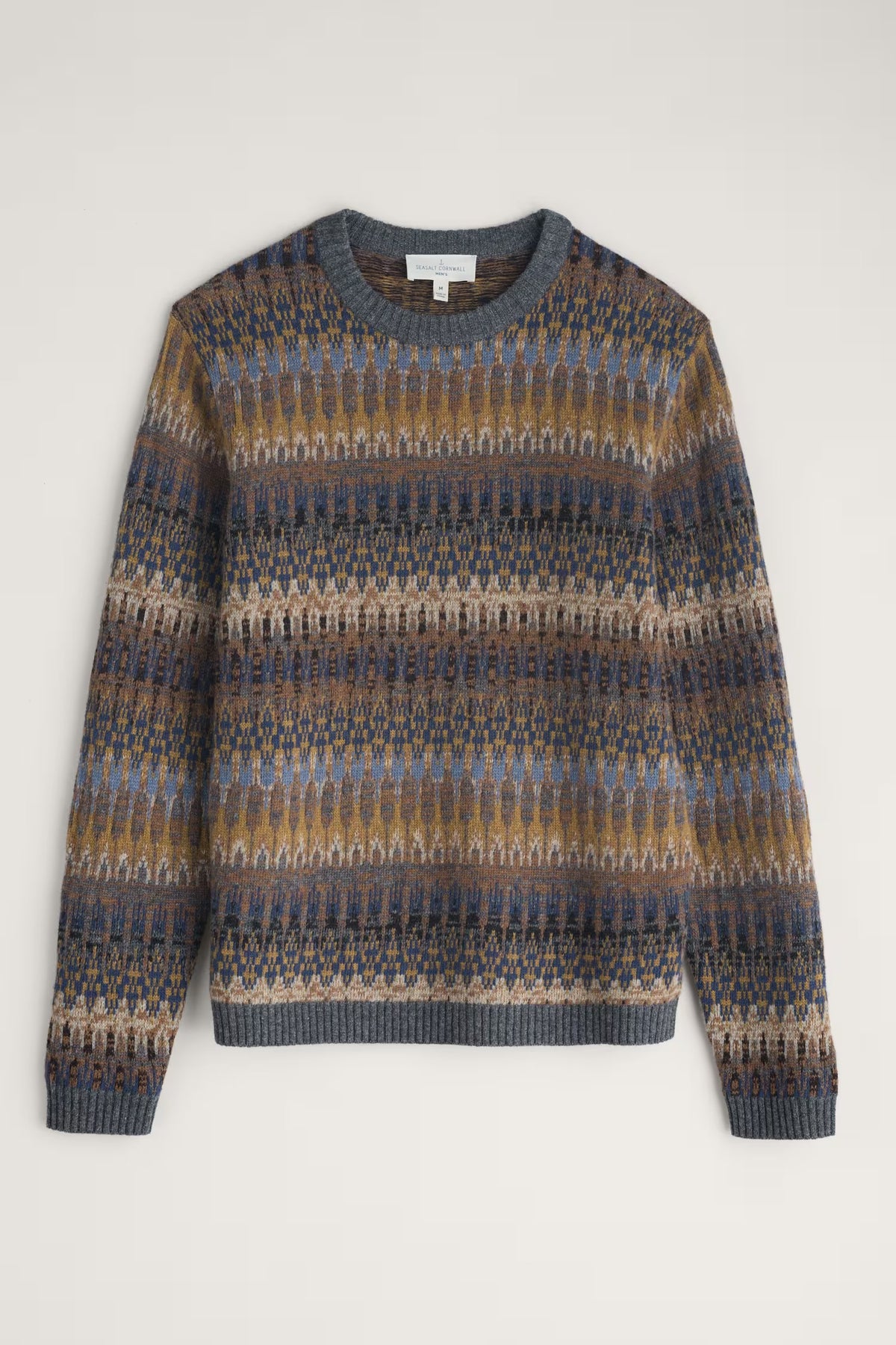 Seasalt Mens Sparrowhawk Jumper in Tumuli Multi