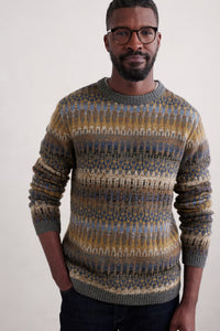 Seasalt Mens Sparrowhawk Jumper in Tumuli Multi