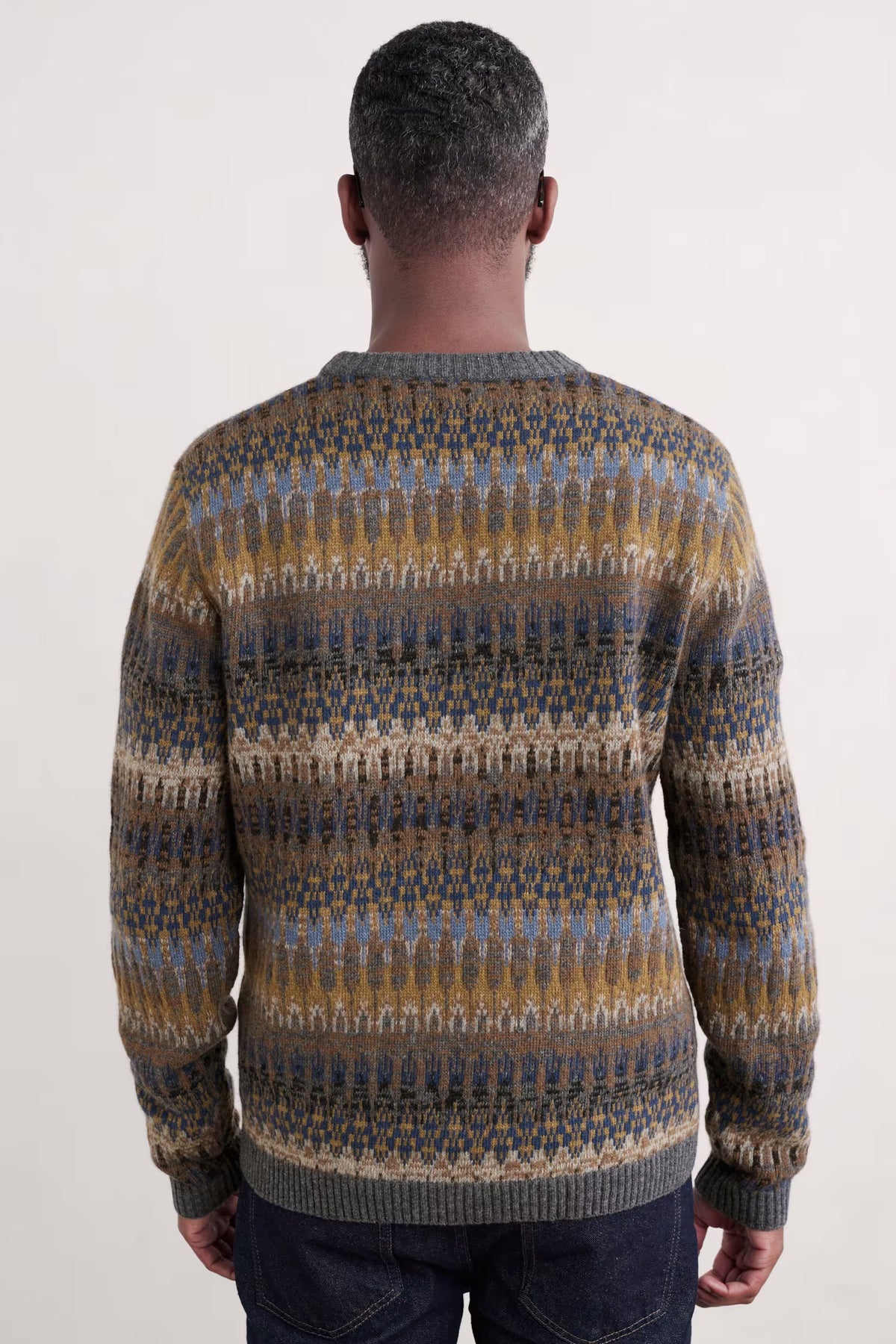 Seasalt Mens Sparrowhawk Jumper in Tumuli Multi
